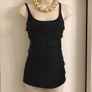 NWOT NY&Co black ribbon tank. Size S